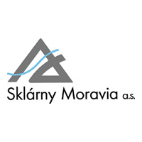 logo SKLÁRNY MORAVIA, akciová společnost